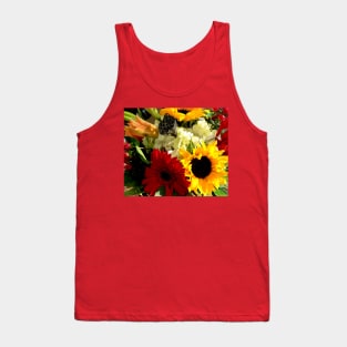 Colorful sunflowers Tank Top